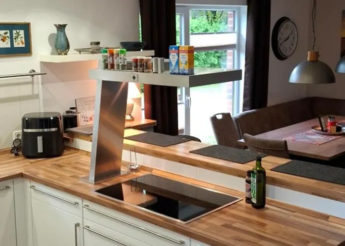 Casa de Férias Modernes Ferienhaus In Ostfriesland Bis 10 Personen Mit 4 Schlafzimmer Und Garten *
